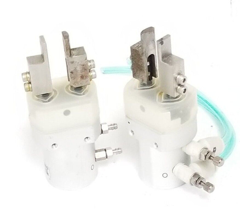 LOT OF 2 SMC MHQJ2-10DS GRIPPERS MHQJ210DS, 0.1-0.6 MPa