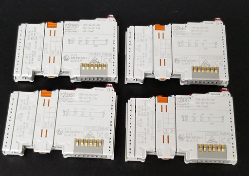 LOT OF 2 WAGO 750-501 & 2 WAGO 750-502 OUTPUT MODULES