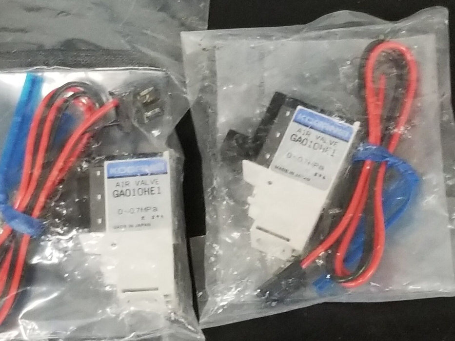 LOT OF 4 NEW KOGANEI GA010HE1 AIR VAVLES 0~0.7MPa