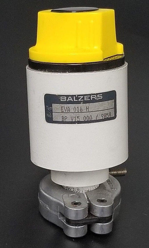 BALZERS EVA-016-H ANGLE VALVE, BP V15 000 / 9859, EVA016H