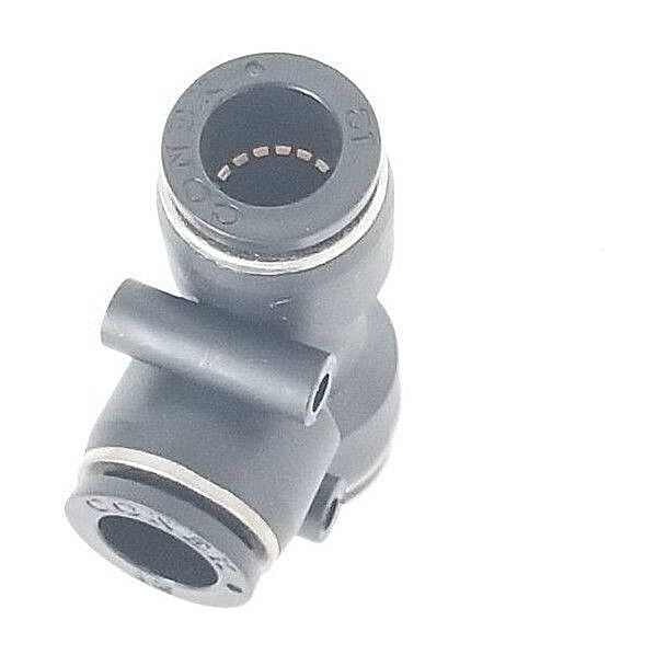 LOT OF 5 NEW PISCO PNEUMATICS PE-12 FITTINGS, TEE, 12MM, PE12