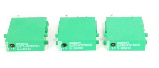 LOT OF 3 OMRON G3TA-IDZR02S PHOTOCOUPLER RELAYS 5/24VDC SSR INCLUDES INDICATORS