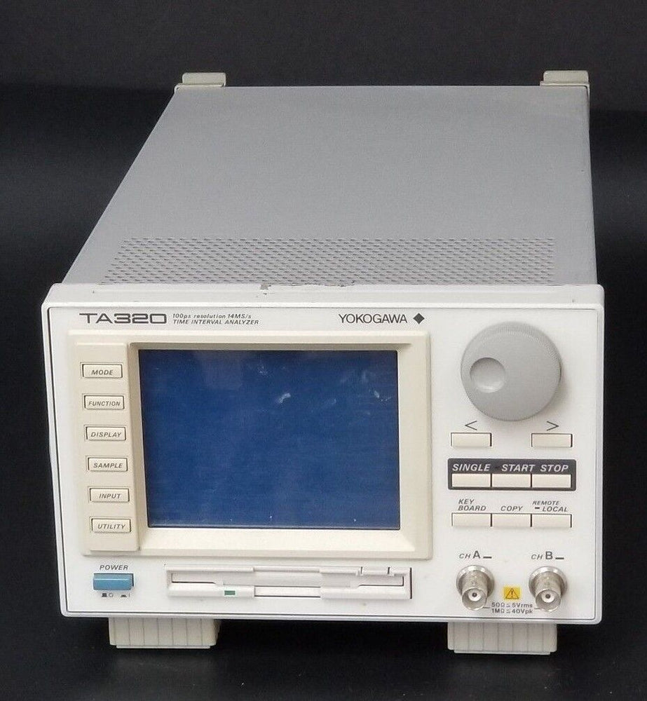 YOKOGAWA TA320 100PS RESOLUTION 14M/S TIME INTERVAL ANALYZER 704210 D