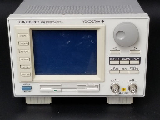 YOKOGAWA TA320 100PS RESOLUTION 14M/S TIME INTERVAL ANALYZER 704210 D