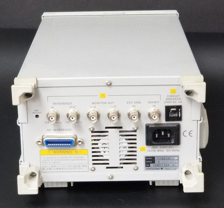 YOKOGAWA TA320 100PS RESOLUTION 14M/S TIME INTERVAL ANALYZER 704210 D