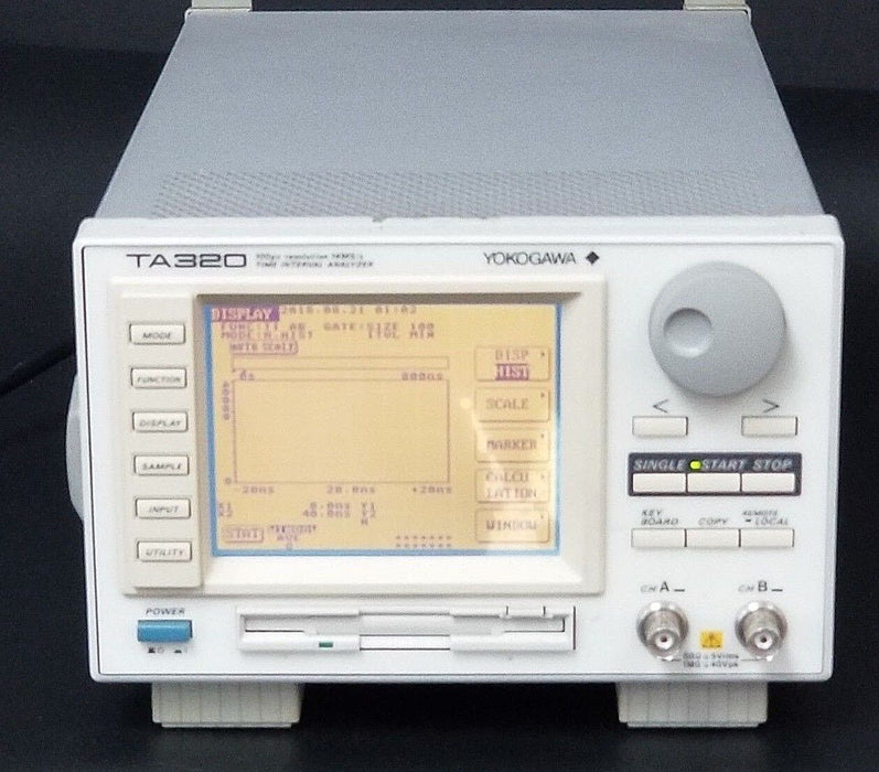 YOKOGAWA TA320 100PS RESOLUTION 14M/S TIME INTERVAL ANALYZER 704210 D