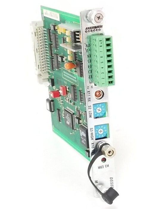 INDRAMAT / REXROTH DSS02.1 SERCOS INTERFACE BOARD 109-0852-4B01-11 (DAMAGED)