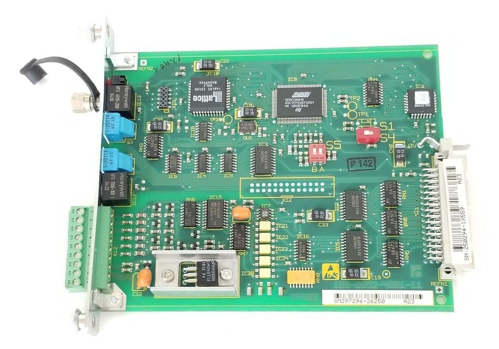 INDRAMAT / REXROTH DSS02.1 SERCOS INTERFACE BOARD 109-0852-4B01-11 (DAMAGED)