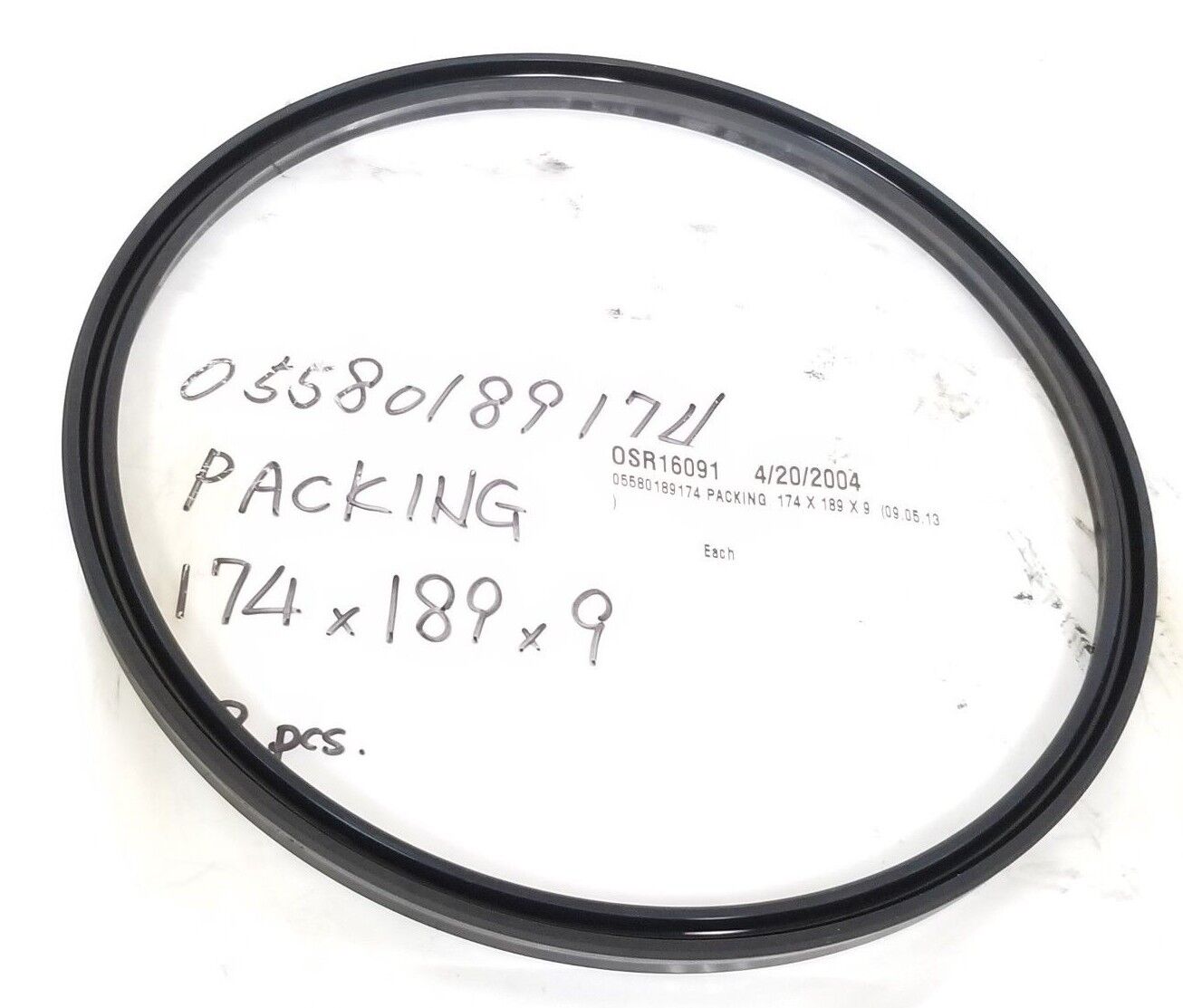 NEW GENERIC 05580189174 PACKING SEAL, 174 X 189 X 9