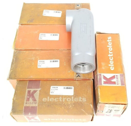 LOT OF 5 NIB HUBBELL KILLARK OLL-5 CONDUIT BODIES 1-1/2'' TYPE: LL