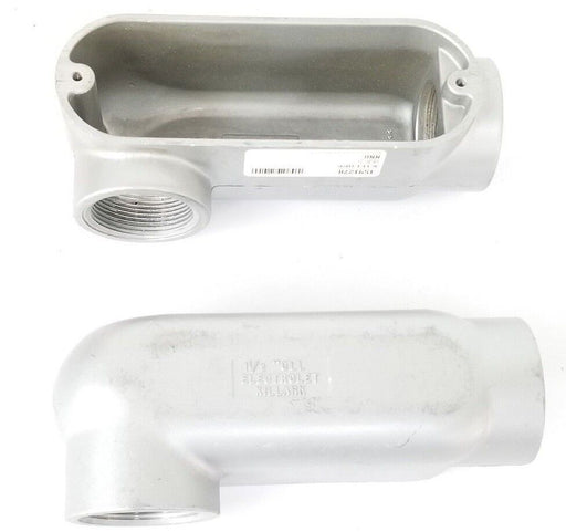 LOT OF 2 NEW HUBBELL KILLARK OLL-5 CONDUIT BODIES 1-1/2'' TYPE: LL