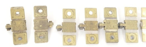 LOT OF 7 SQUARE D HEATER ELEMENTS B3.00, B2.40, B10.2, B12.8, B7.70