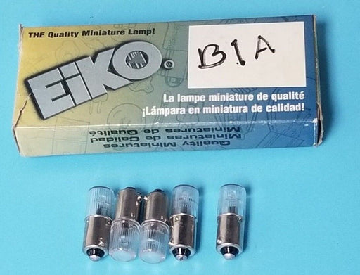 BOX OF 5 NEW EIKO B1A MINIATURE LAMPS