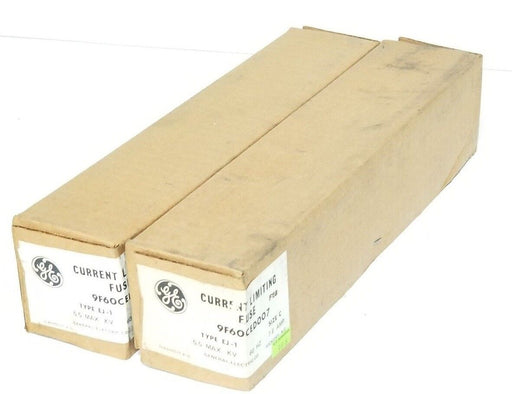 LOT OF 2 NIB GENERAL ELECTRIC 9F60CED007 TYPE EJ-1 FUSES 4800V, SIZE C
