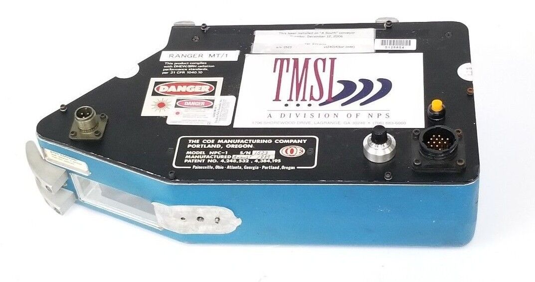 NPS TMSI COE MANUFACTURING NPC-1 RANGER MT/1 LASER UNIT