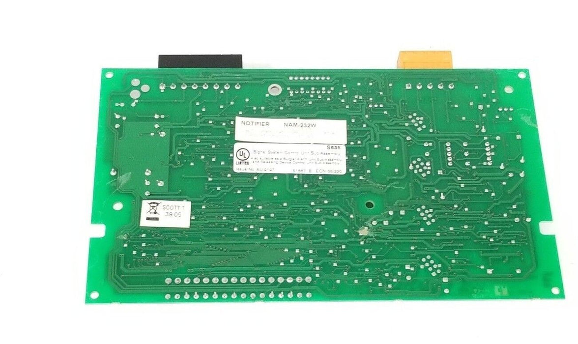 HONEYWELL / NOTIFIER NAM-232W NETWORK ADAPTER MODULE NAM-232WPCC , 03371