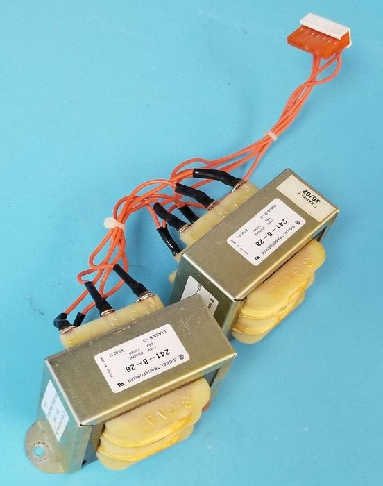 LOT OF 2 SIGNAL TRANSFORMER 241-8-28 TRANSFORMERS 115VAC 50/60HZ 100VA ASY-1162