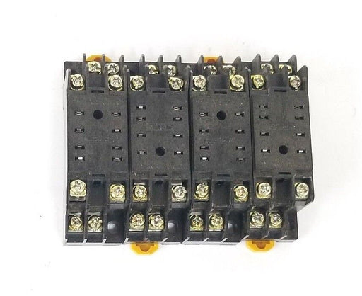 LOT OF 4 OMRON PYF08A RELAY SOCKETS 2-M4X10