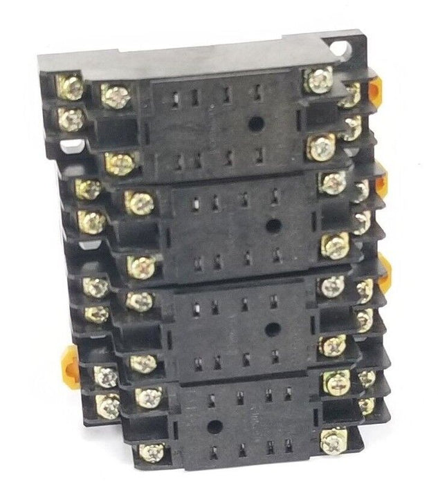LOT OF 4 OMRON PYF08A RELAY SOCKETS 2-M4X10