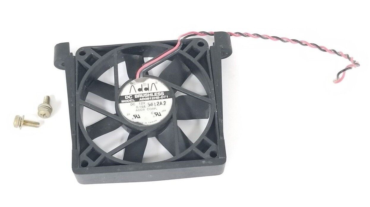 ADDA AD0812HB-D71 DC BRUSHLESS FAN 12VDC, 0.19A, 80 X 80 X 15 MM, AD0812HBD71