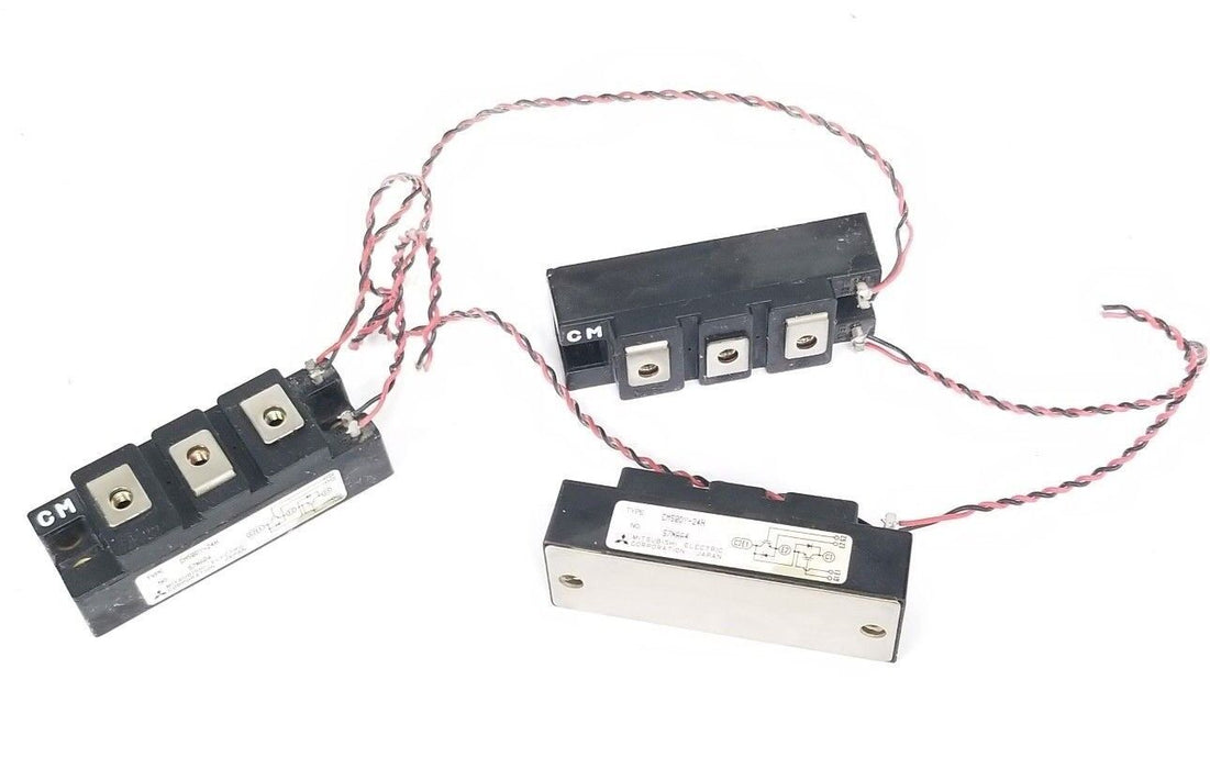 LOT OF 3 MITSUBISHI CM50DY-24H IGBT MODULES S7NAA4, CM50DY24H