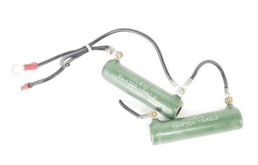 LOT OF 2 SEC B.10 RWH-30G RESISTORS, 15KOHMJ, RWH30G
