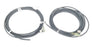 LOT OF 2 LUMBERG RKWT/LED A 4/3-224/5M CORDSETS, 5 METERS, RKWT/LEDA4-3-224/5