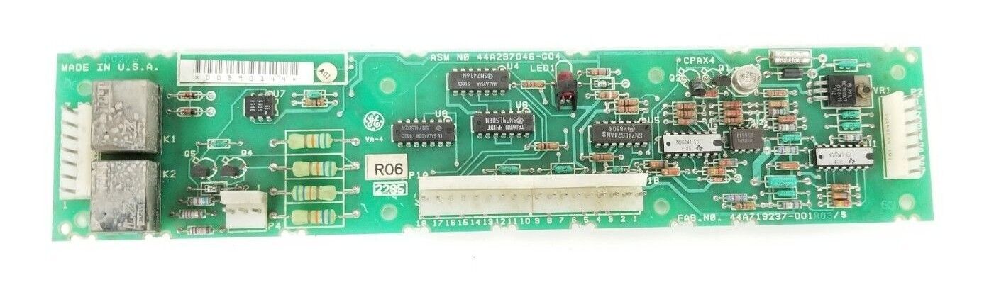 GENERAL ELECTRIC 44A297046-G04 CONTROL BOARD 44A719237-001R03/5