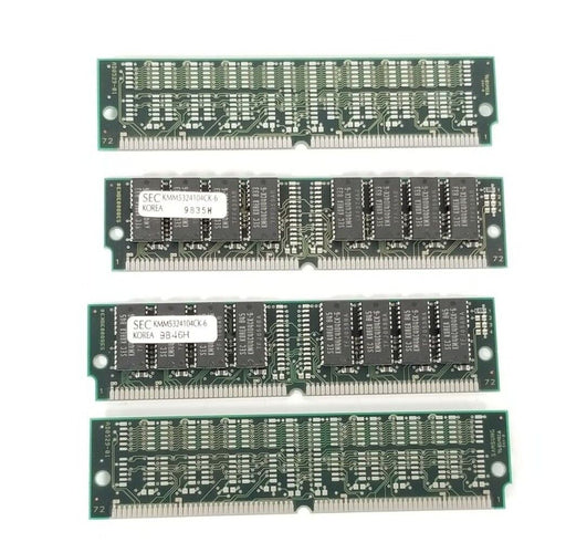 LOT OF 4 SAMSUNG AD0529-01 RAM MEMORY BOARDS 5368003BK3 , KMM5324104CK-6