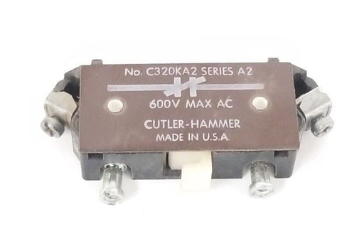 CUTLER-HAMMER C320KA2 SERIES A2 AUXILIARY CONTACT 600V MAX AC