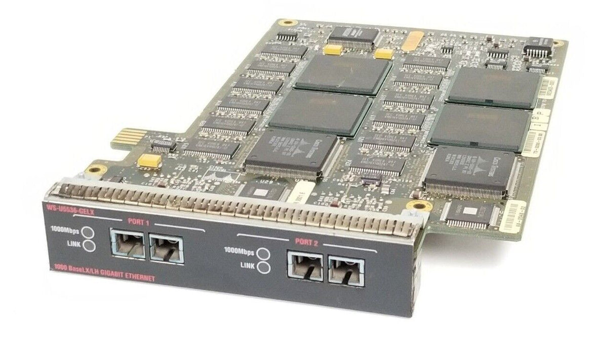 LOT OF 2 CISCO SYSTEMS WS-U5536-GELX ETHERNET MODULES 68-0548-02 , 73-3286-03