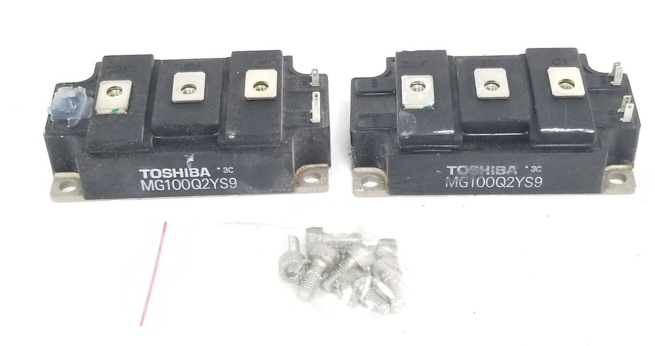 LOT OF 2 TOSHIBA MG100Q2YS9 TRANSISTOR MODULES