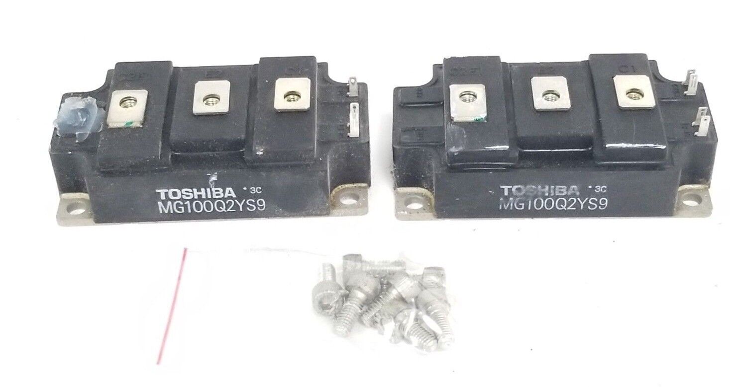 LOT OF 2 TOSHIBA MG100Q2YS9 TRANSISTOR MODULES