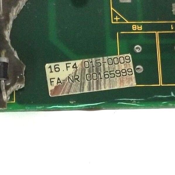 KEB COMBIVERT 16.F4.015-0009 POWER BOARD FA-NR: 00165999 (FOR PARTS)