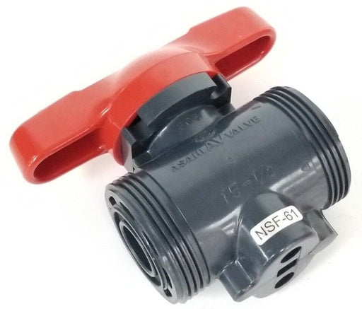 NIB ASAHI AMERICA DUO-BLOC-21 BALL VALVE NSF-61 EPDM 1/2 IN.