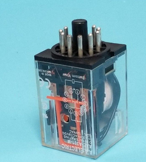 A.A. ELECTRIC AAE-A301-M RELAY MODULE 10A, 230VAC/28VDC, COIL: 120VAC AAEA301M