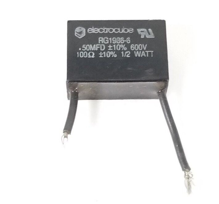 ELECTROCUBE RG1986-6 RC NETWORK .5MFD 100OHM, 600V, RG19866