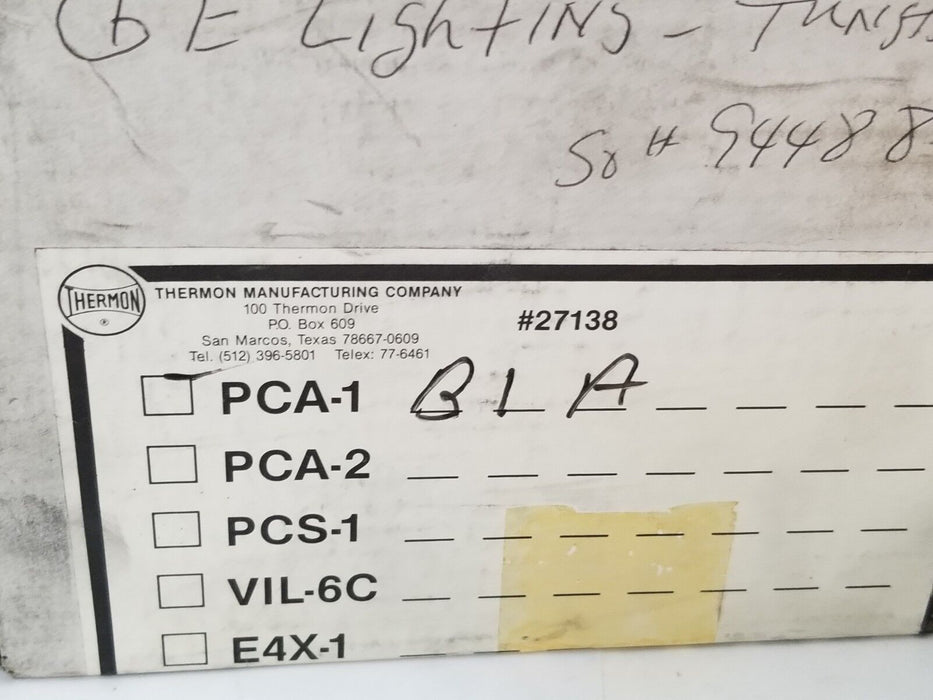NEW THERMON MFG. CO. PCA-1-B1A POWER CONNECTION ASSEMBLY PCA-1