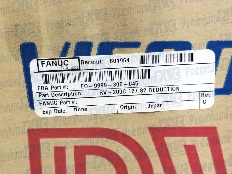 FANUC NABTESCO EO-9999-300-045 VIGODRIVE REDUCER RV-200C-127.82 P51L052-00 NIB