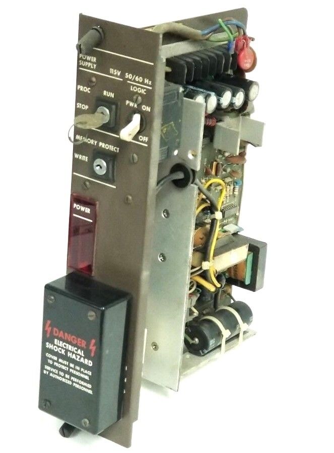 GENERAL ELECTRIC IC600PM506A CPU POWER SUPPLY W/ KEY 115VAC IC600PM506