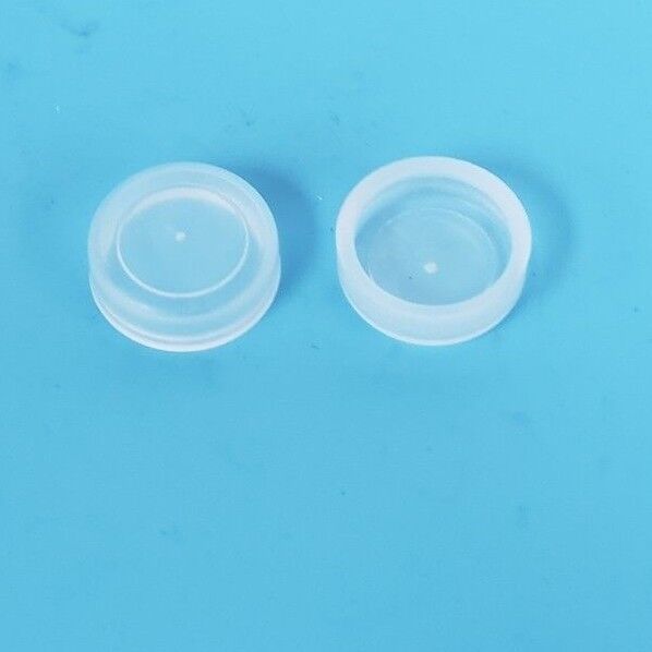 LOT OF 200 NEW FETTE SPARE PARTS CO. 3100500 CLEAR NO HOLE DUST CAPS
