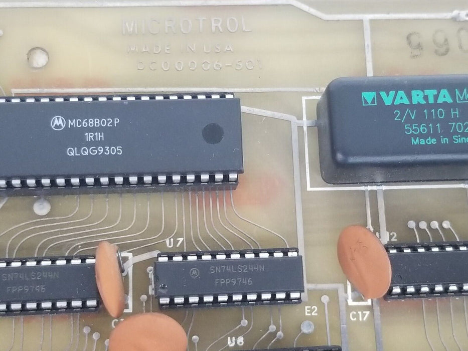 LOT OF 2 MICROTROL DC00006-501 CONTROL BOARDS DC00006501 *DAMAGED*