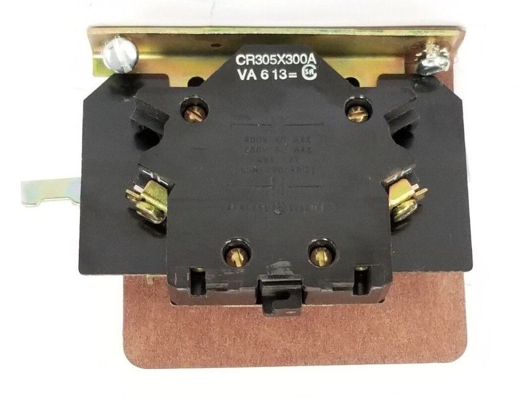 GENERAL ELECTRIC CR305X300A AUXILIARY CONTACT 600VAC 250VDC