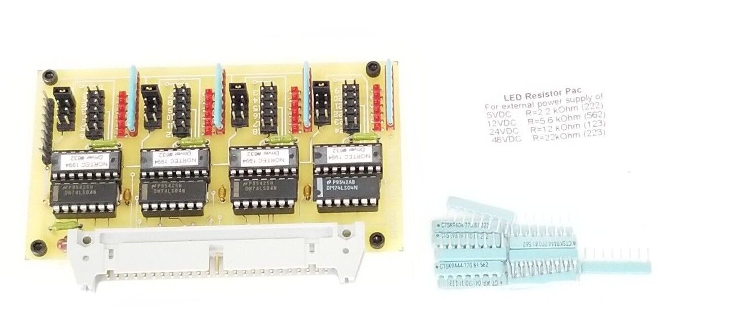 NEW NORTEC A310003 DRIVER CARD 5-48VDC W/ LED RESISTOR PAC CTSK9444-77081