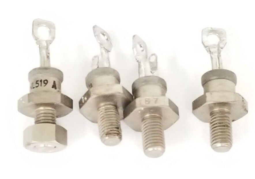 LOT OF 4 NATIONAL ELECTRONICS NL519-A RECTIFIER STUD DIODE 1.87 NL519