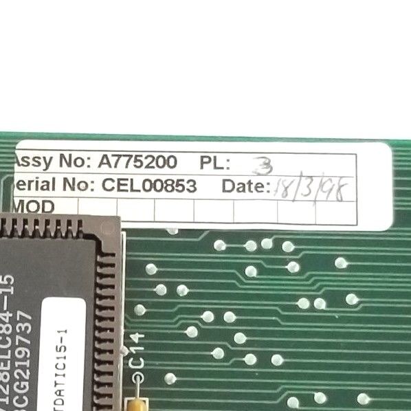 MICROMASS A775200A PCB CONTROLLER A775200-L1 A775200-SS ISS. 3 A775200