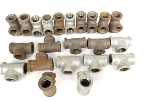 LOT OF 22 PARKER 3 WAY UNION FITTINGS 1/2 INCH SA