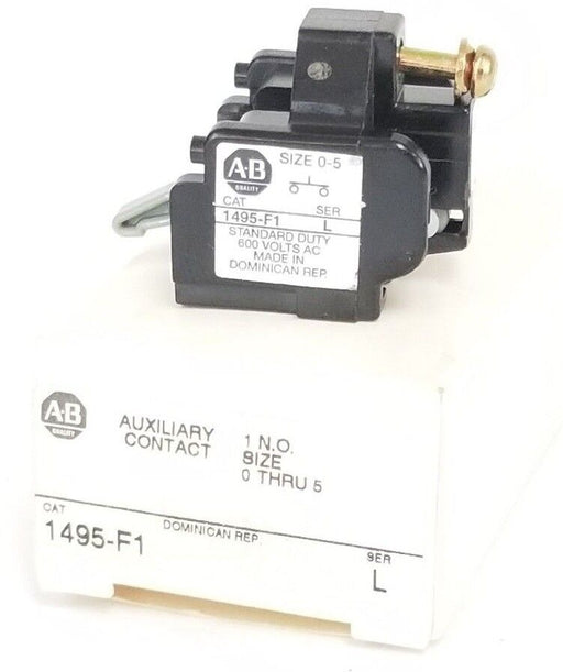 NIB ALLEN BRADLEY 1495-F1 SER. L, SIZE 0-5 CONTACT, 1495F1