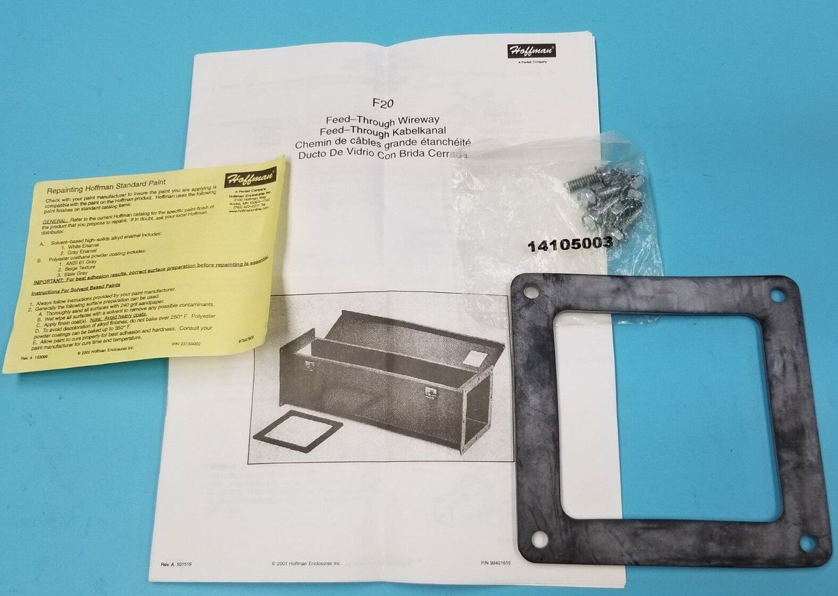 NEW HOFFMAN F20 FEEDTROUGH WIREWAY KIT — PremiumPLC