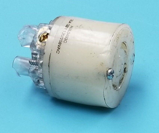 HUBBELL HBL3433C CONNECTOR 30A, 120/208VAC (INCOMPLETE)
